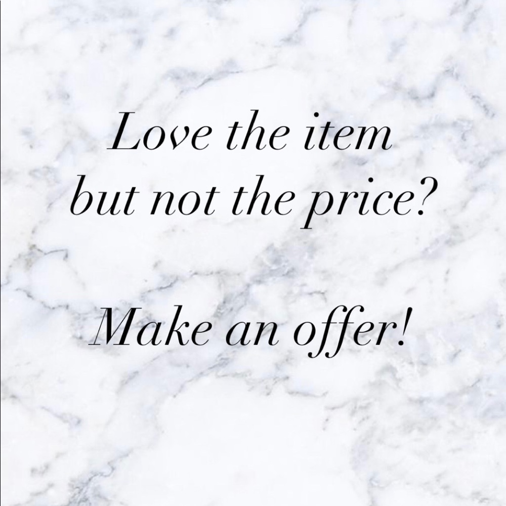 Feel free to make an offer!